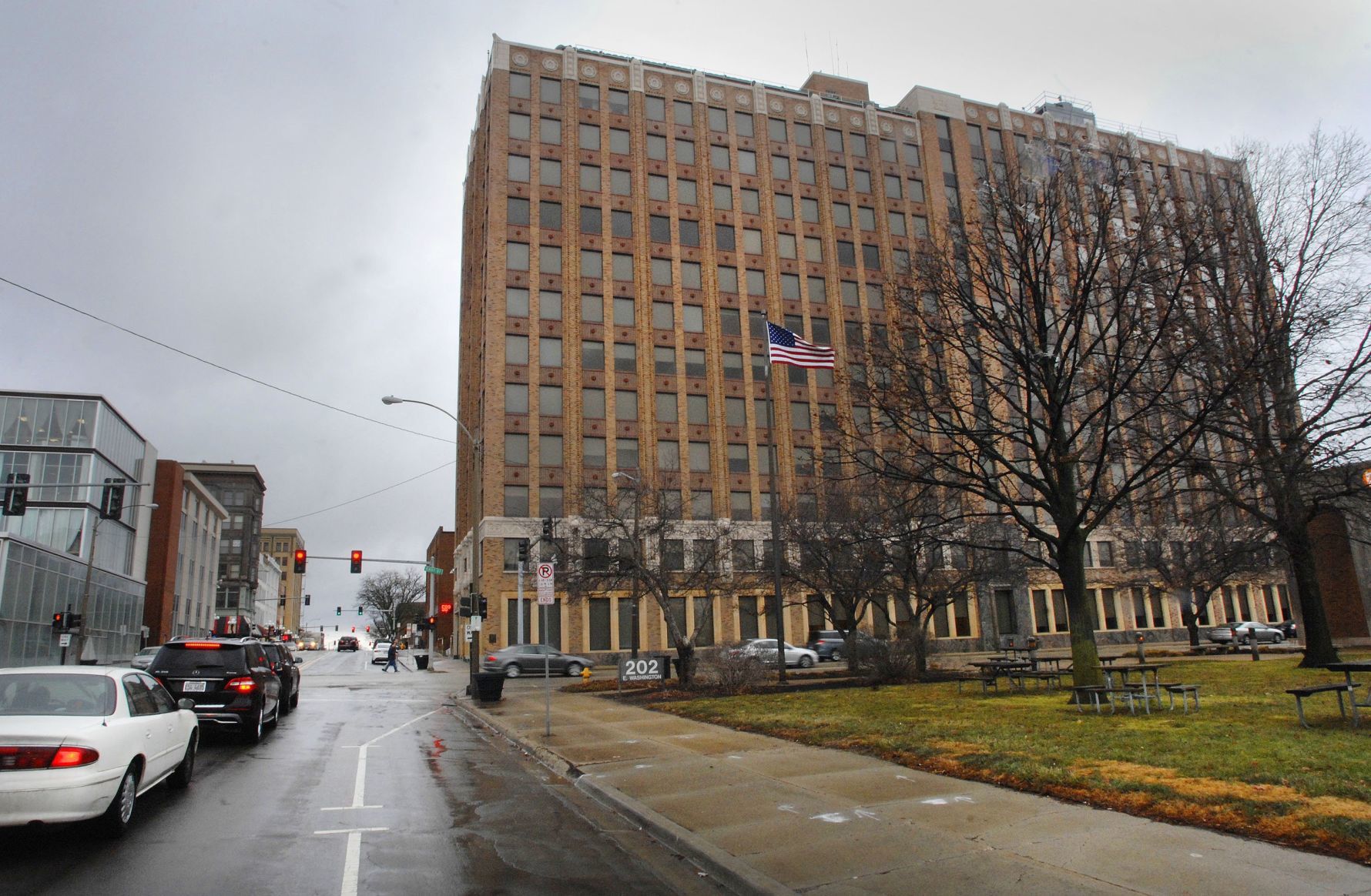 State Farm's historic downtown building